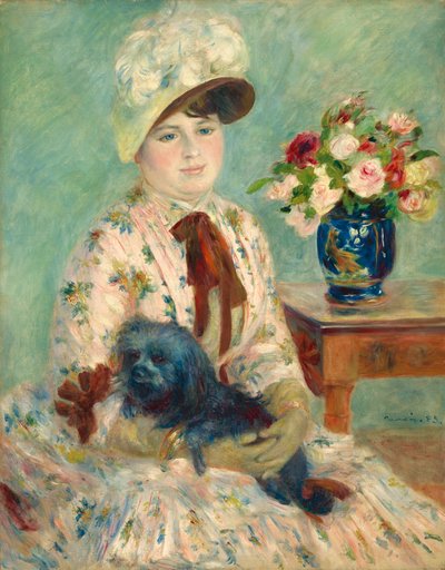 ミスシャーロットベルティエ、1883年 作： Pierre Auguste Renoir